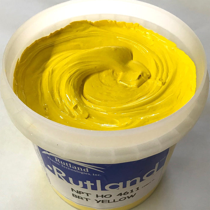 RUTLAND Chill LC Yellow 4611 PLASTISOL OIL BASE INK FOR SILK SCREEN PRINTING