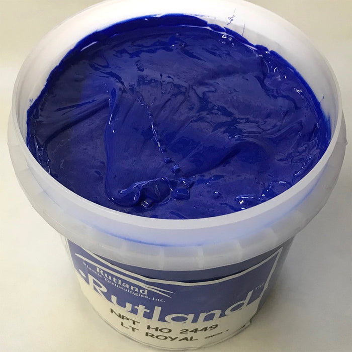 RUTLAND EH2449 Chill LC Lt Royal  PLASTISOL OIL BASE INK FOR SILK SCREEN PRINTING