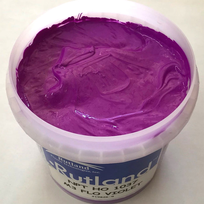 RUTLAND M31037 Chill LC Fluor Violet PLASTISOL OIL BASE INK FOR SCREEN PRINTING