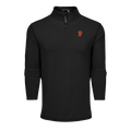 Black SF Giants Colorado Mock Neck Quarter-Zip - Front View | Greyson Clothiers