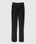 Satin Sleep Pant in Smoulder Black