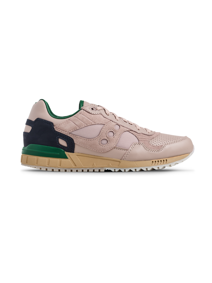 Azalea Suede Saucony x Greyson Shadow 5000 Sneaker - Side Profile | Greyson Clothiers