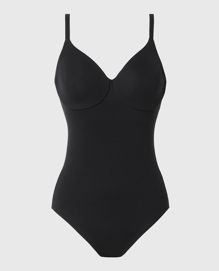Sculpting Bodysuit in Tuxedo Black