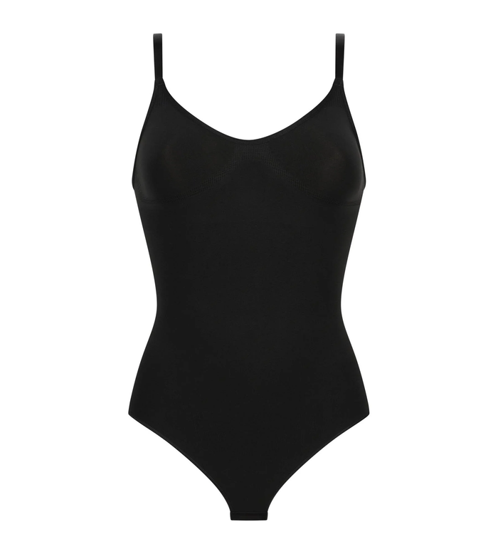 Sculpting Bodysuit in Tuxedo Black
