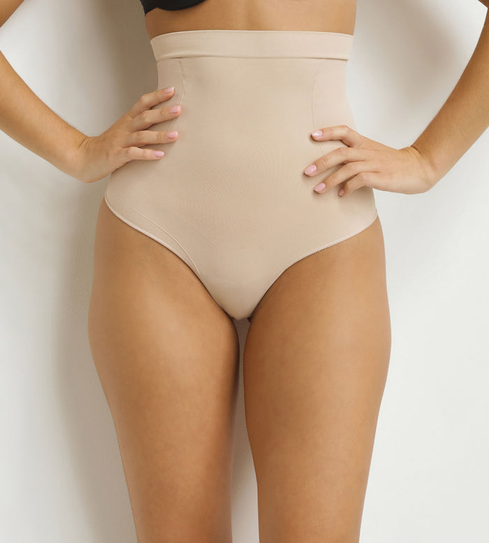 Sculpting High Rise Thong in Rosetan