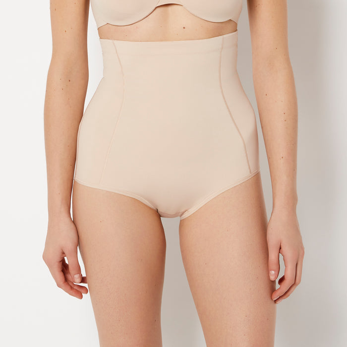 Sculpting High waist Brief in Rosetan