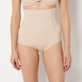 Sculpting High waist Brief in Rosetan