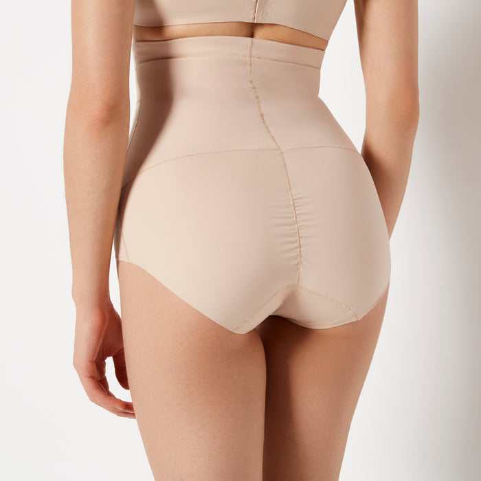 Sculpting High waist Brief in Rosetan