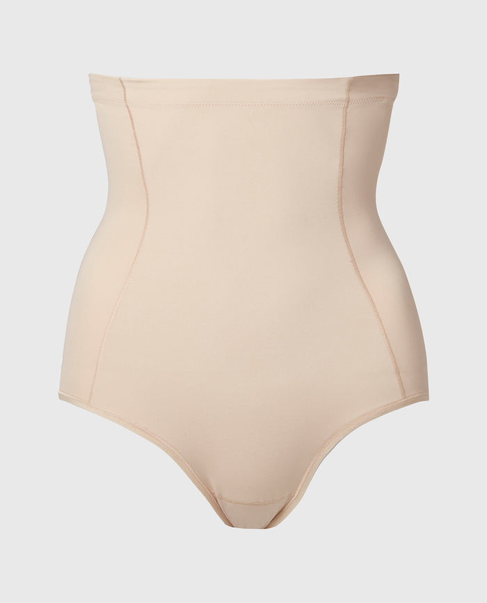 Sculpting High waist Brief in Rosetan