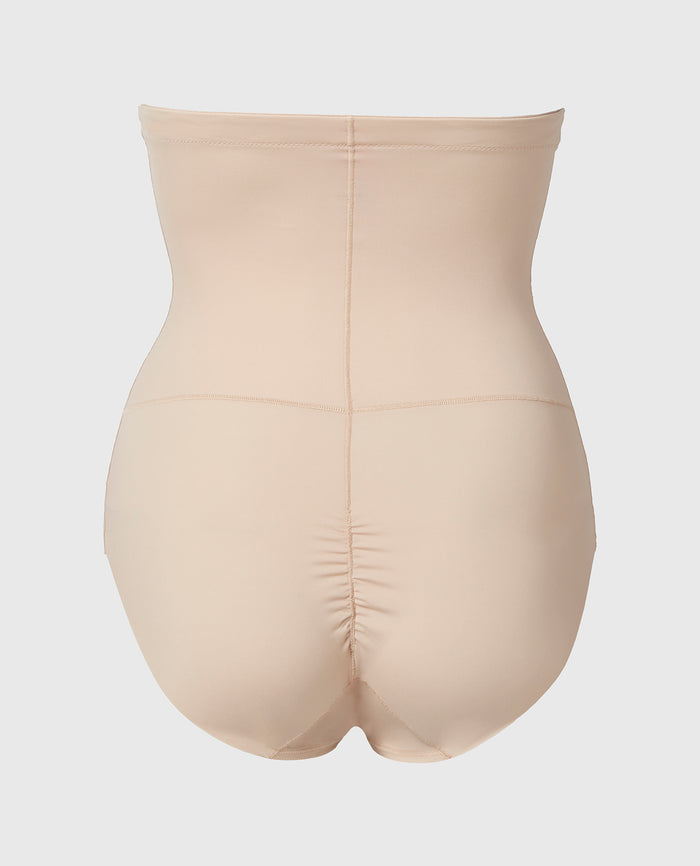 Sculpting High waist Brief in Rosetan