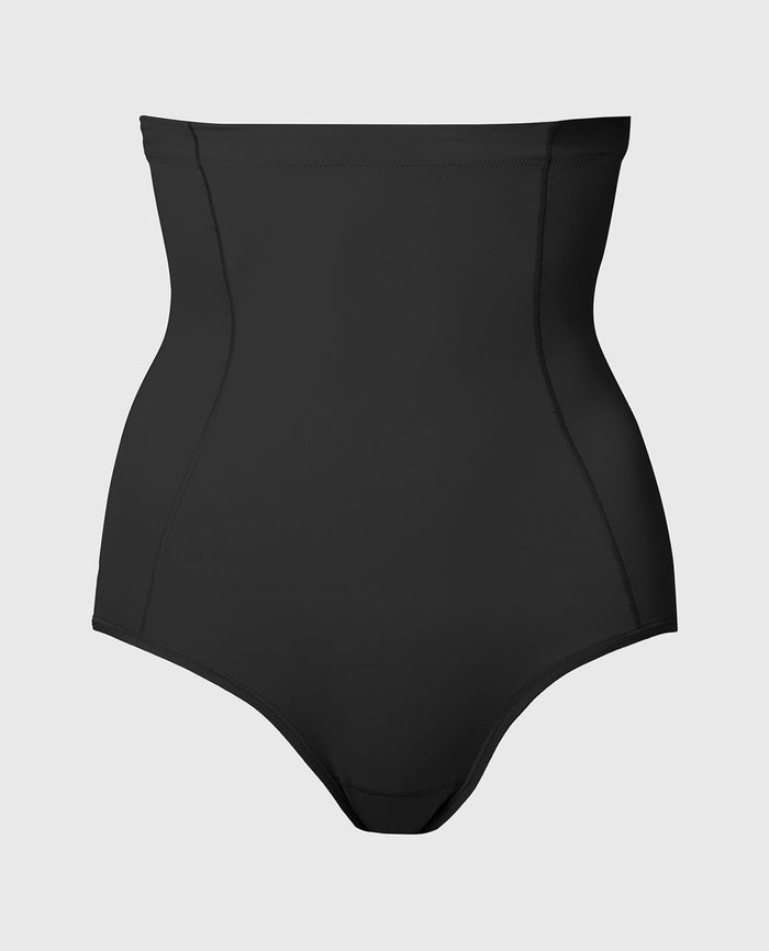 Sculpting High waist Brief in Tuxedo Black