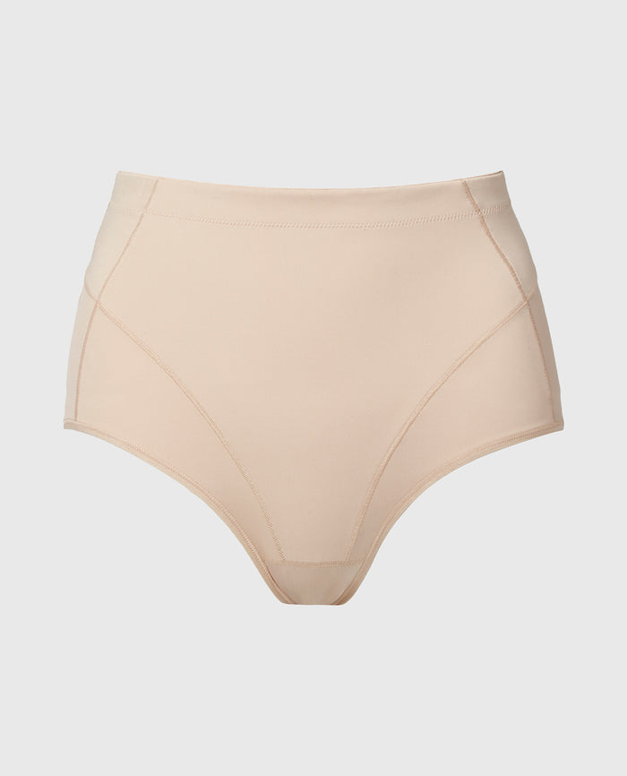 Sculpting Mid-Waist Brief in Rosetan