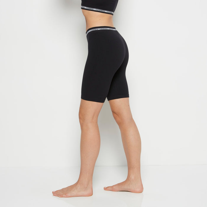 Seamless Bike Short in Tuxedo Black