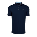 Maltese Blue Seattle Mariners Crowley Performance Golf Polo - Front View | Greyson Clothiers