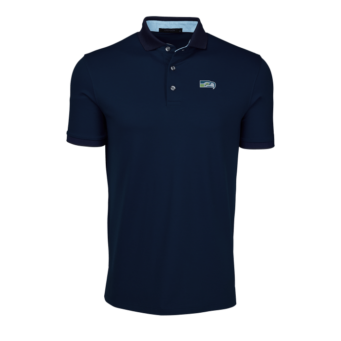 Seattle Seahawks Wolf Short Sleeve Polo
