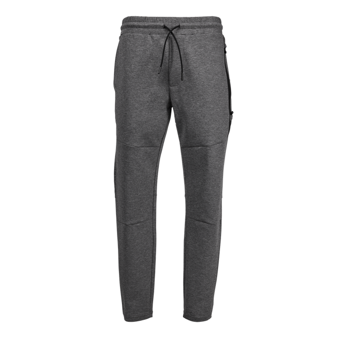 Greyson Clothiers Sequoia Jogger in Heather Grey - Front View | Men's Stretch Performance Jogger