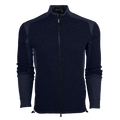 Greyson Clothiers Sequoia Luxe Jacket in Navy Heather - Front View, Premium Men's Golf Jacket