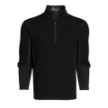 Shepherd Luxe Performance Fabric Quarter-Zip - Front View Flat | Greyson Clothiers