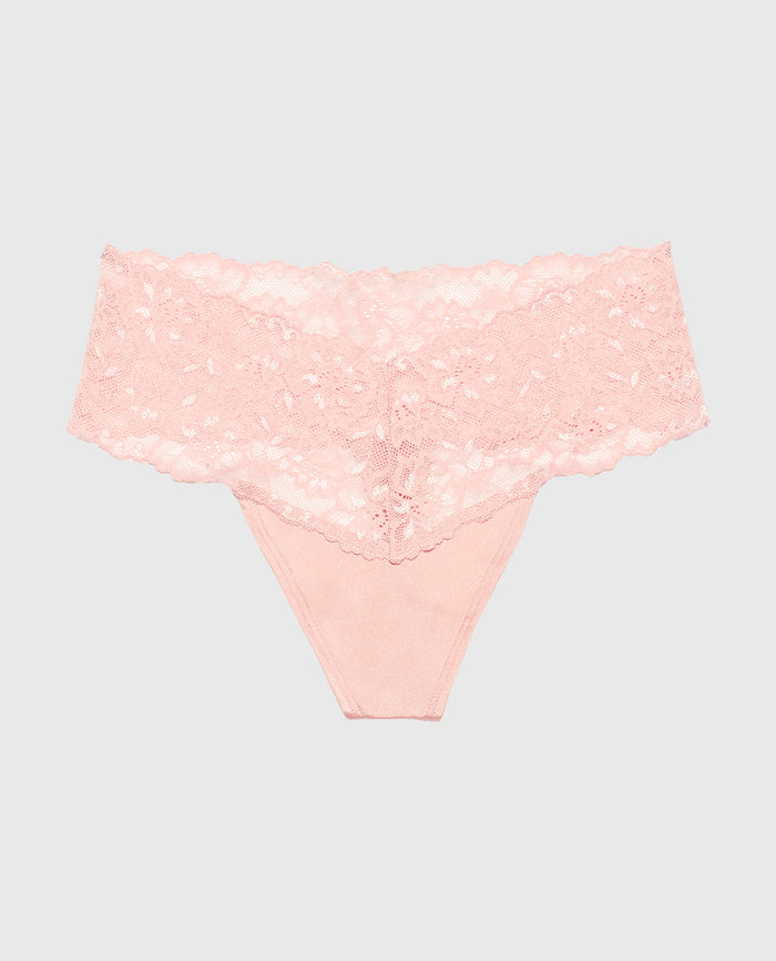 Sexy Thong Panty in Royal Pink