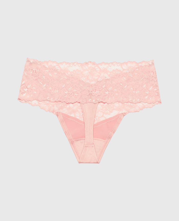 Sexy Thong Panty in Royal Pink