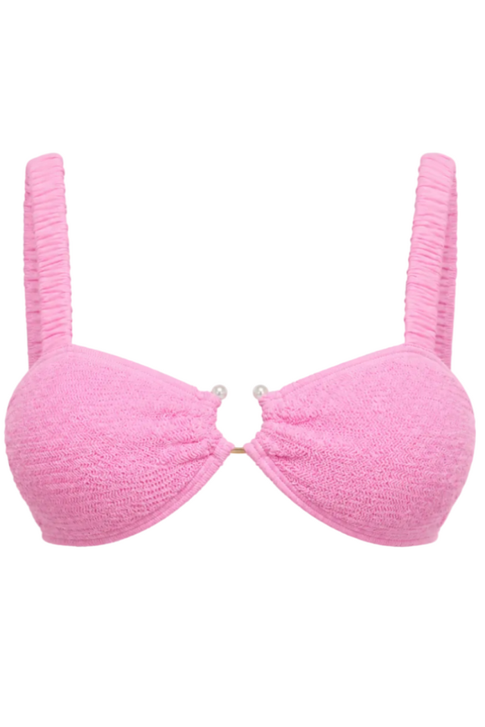 SHANGHAI SCRUNCH BRALETTE BIKINI TOP