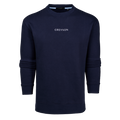 Maltese Blue Cotton Signature Aspen Crewneck Sweatshirt - Front View | Greyson Clothiers