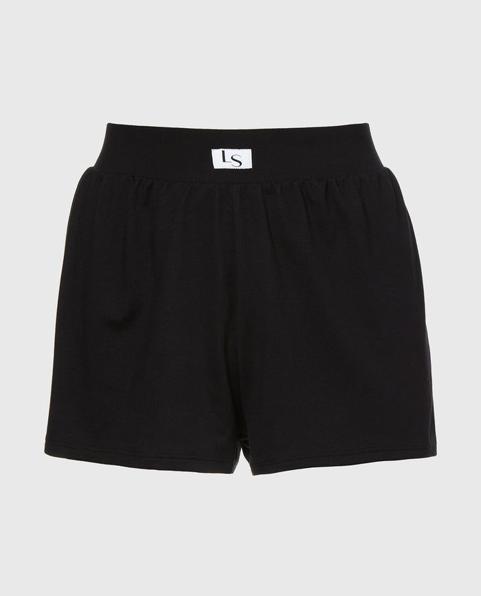 Sleep Short in Tuxedo Black