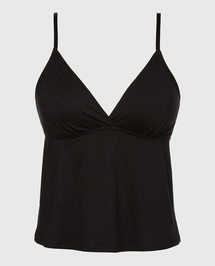 Sleep Tank in Tuxedo Black