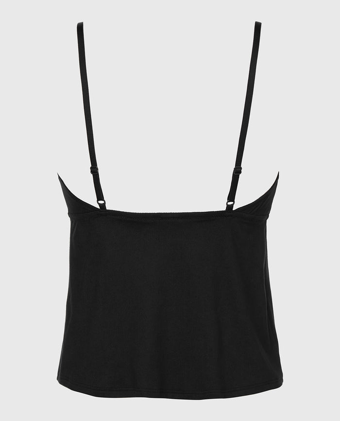 Sleep Tank in Tuxedo Black