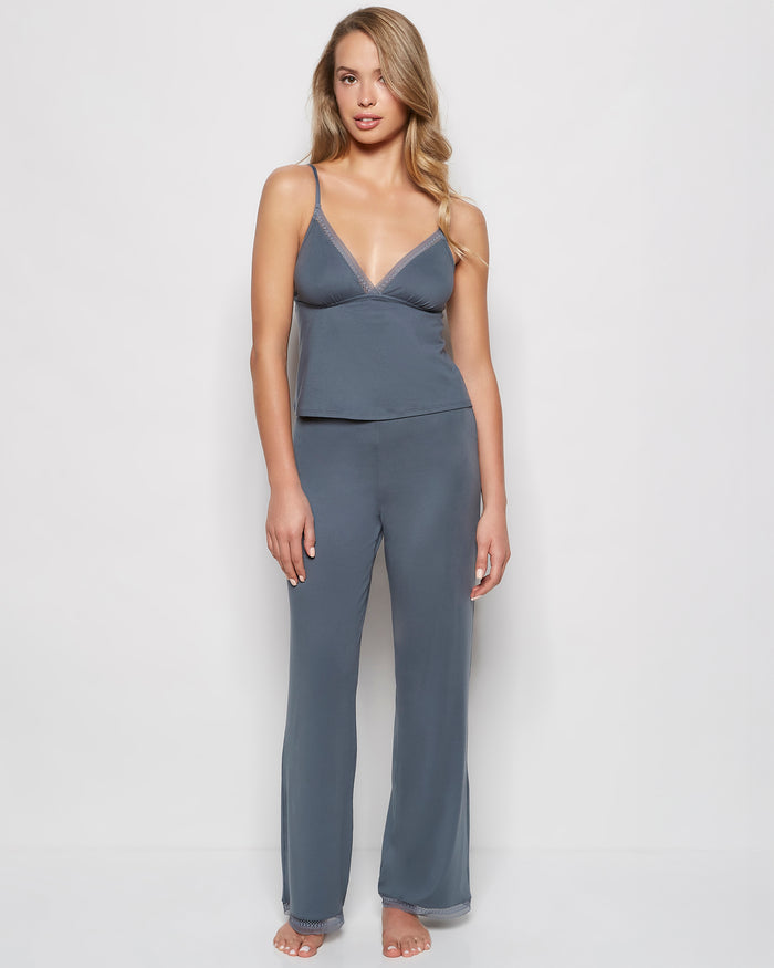 Sleep Tank with Elemental Lace in Stormy Weather