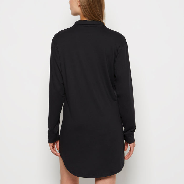 Sleepshirt in Tuxedo Black