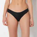 Smooth Comfort High Leg Bikini Panty in Tuxedo Black