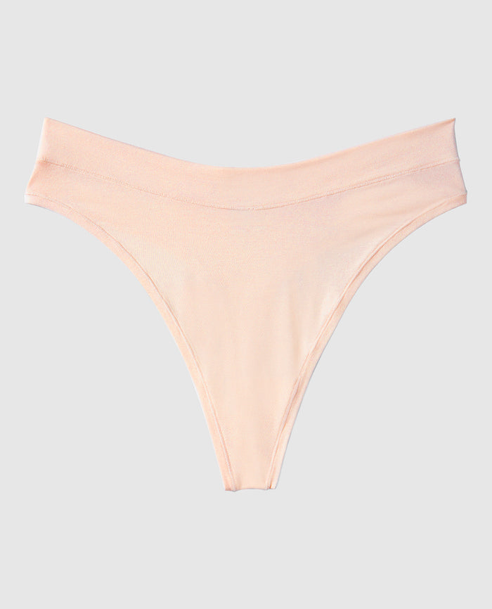 Smooth Comfort High Leg Thong Panty
