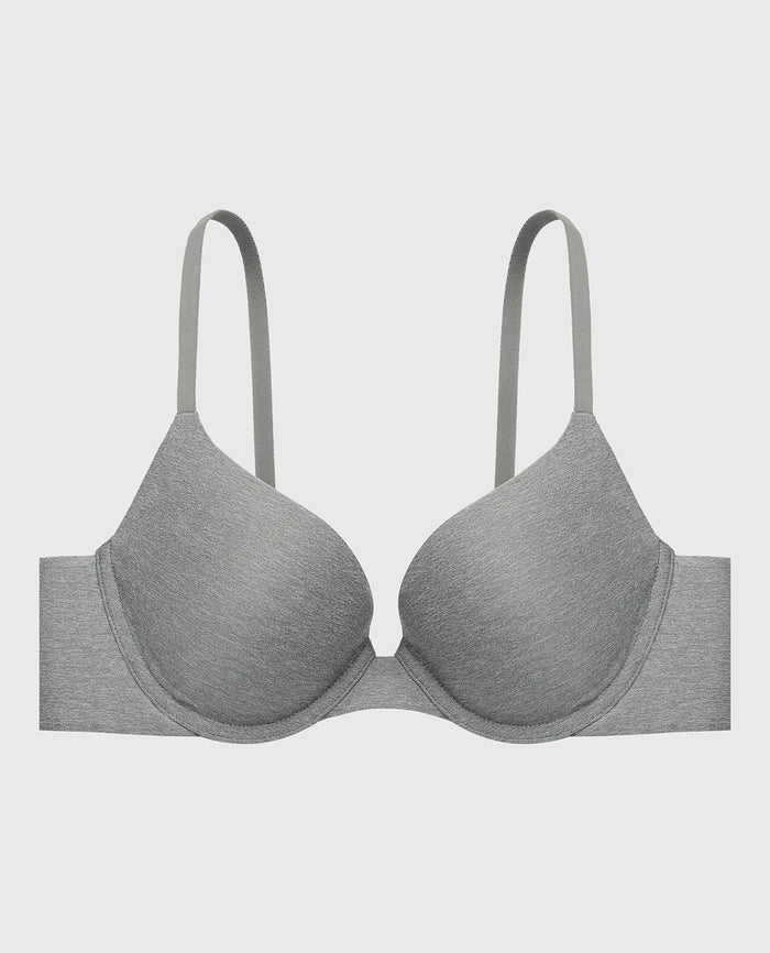 Smooth Comfort Lightly Lined Demi Bra in Night Owl