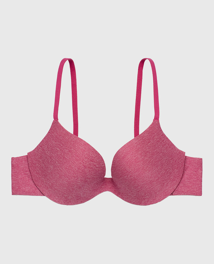 Smooth Comfort Push Up Bra in Electric Rouge