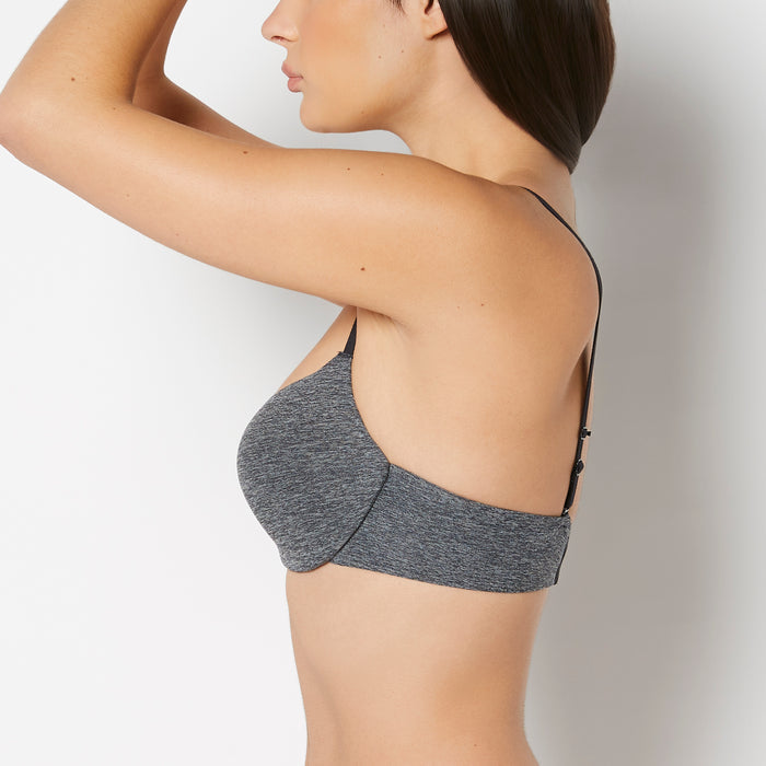 Smooth Comfort Push Up Bra in Tuxedo Black