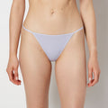 Smooth Cotton G-String Panty in Cosmic Sky