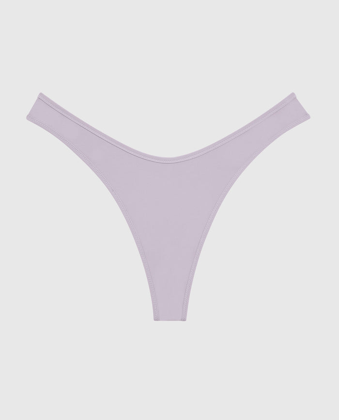 Smooth High Leg Thong Panty