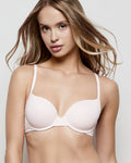 Smooth Lightly Lined Demi Bra in Pink-A-Boo