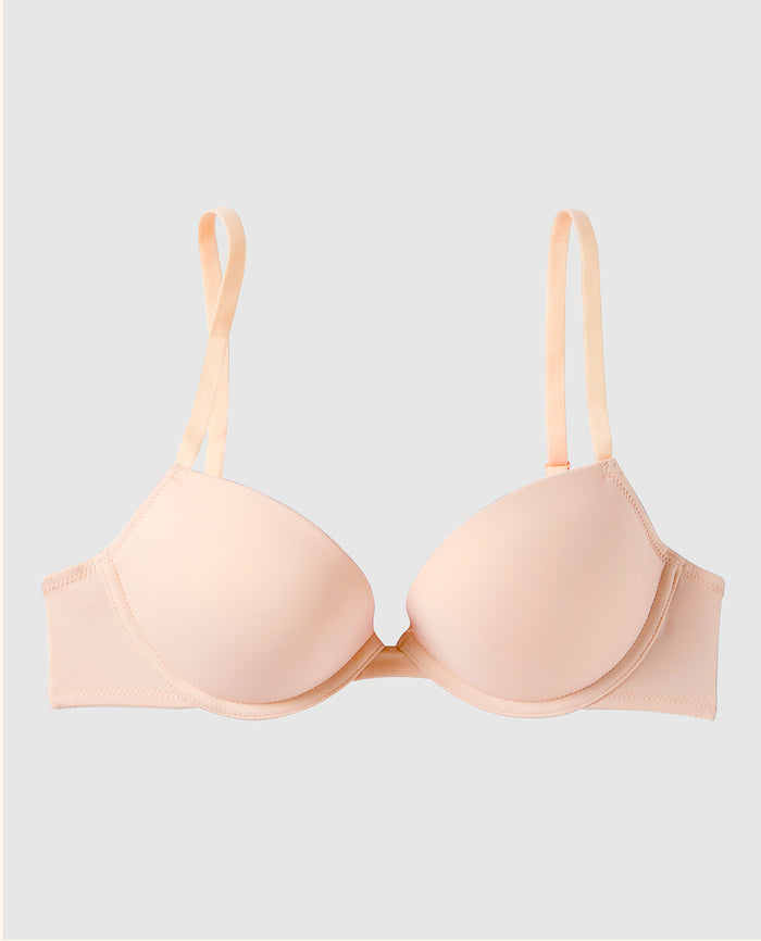 Smooth Push Up Bra in Beige