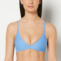 Smooth Wireless Light Lift Bra in Azure Blue