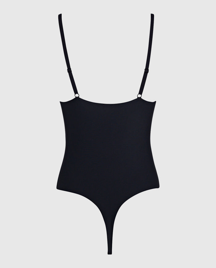 Smoothing Bodysuit in Tuxedo Black