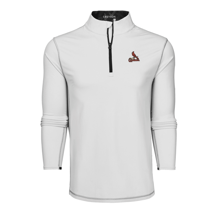 Arctic St. Louis Cardinals Colorado Quarter-Zip Mock Neck - Front View | Greyson Clothiers