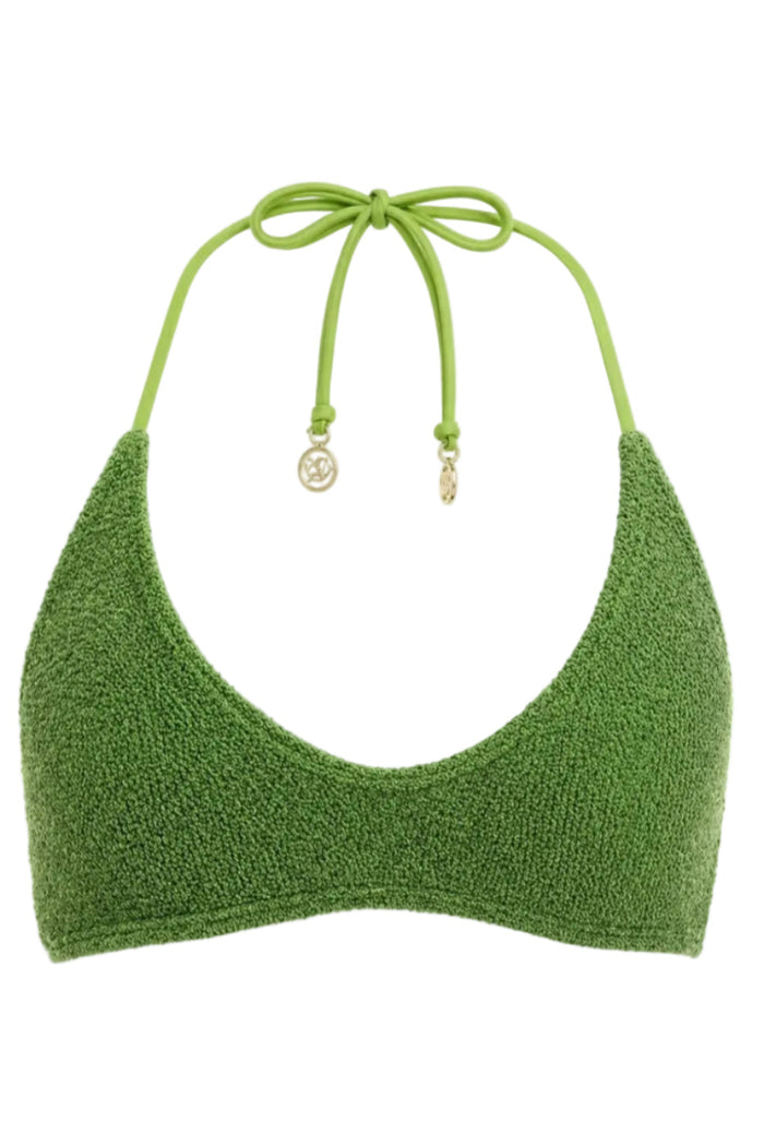 ST LUCIA HALTER SCOOP BIKINI TOP