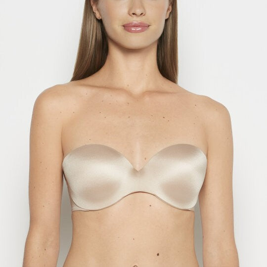 Strapless Lightly Lined Bra in Rosetan