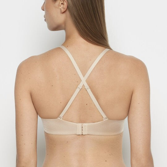 Strapless Lightly Lined Bra in Rosetan
