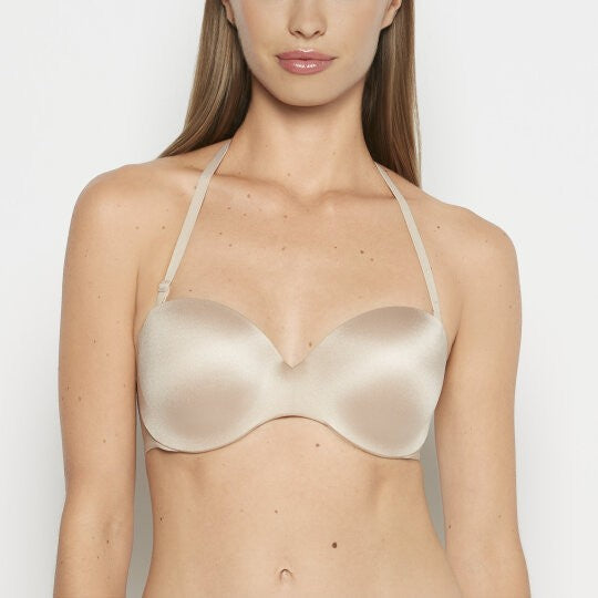 Strapless Lightly Lined Bra in Rosetan