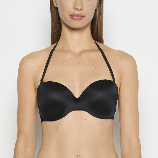 Strapless Lightly Lined Bra in Tuxedo Black