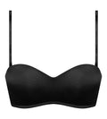 Strapless Non-Wired InvisiFree Bra in Tuxedo Black