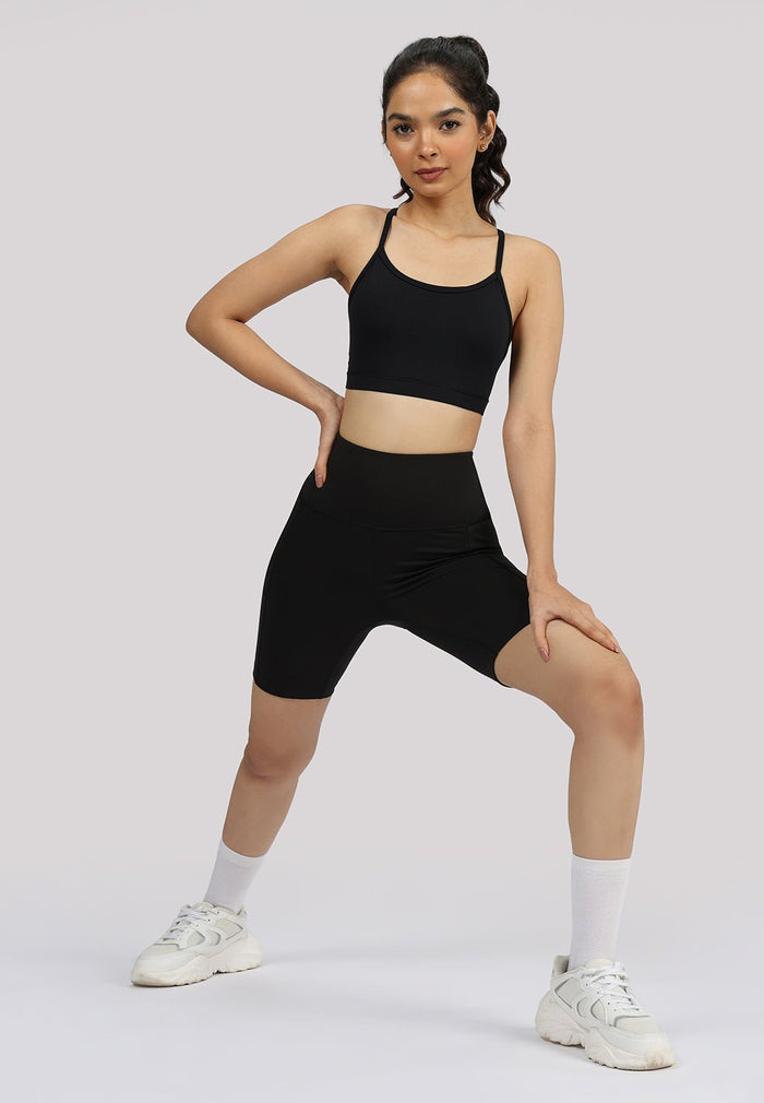 Strappy Racerback Sports Bra - BlissClub